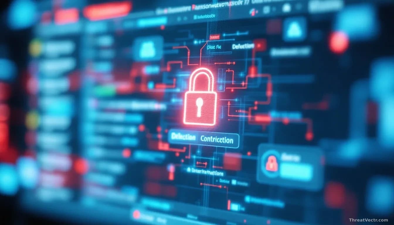 Close-up of a computer screen displaying encrypted data files and deletion confirmation dialogs, with a digital padlock icon fading away, representing the destr